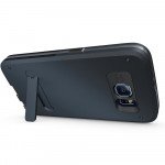 Wholesale Galaxy S6 Strong Armor Hybrid with Stand (Navy Blue)